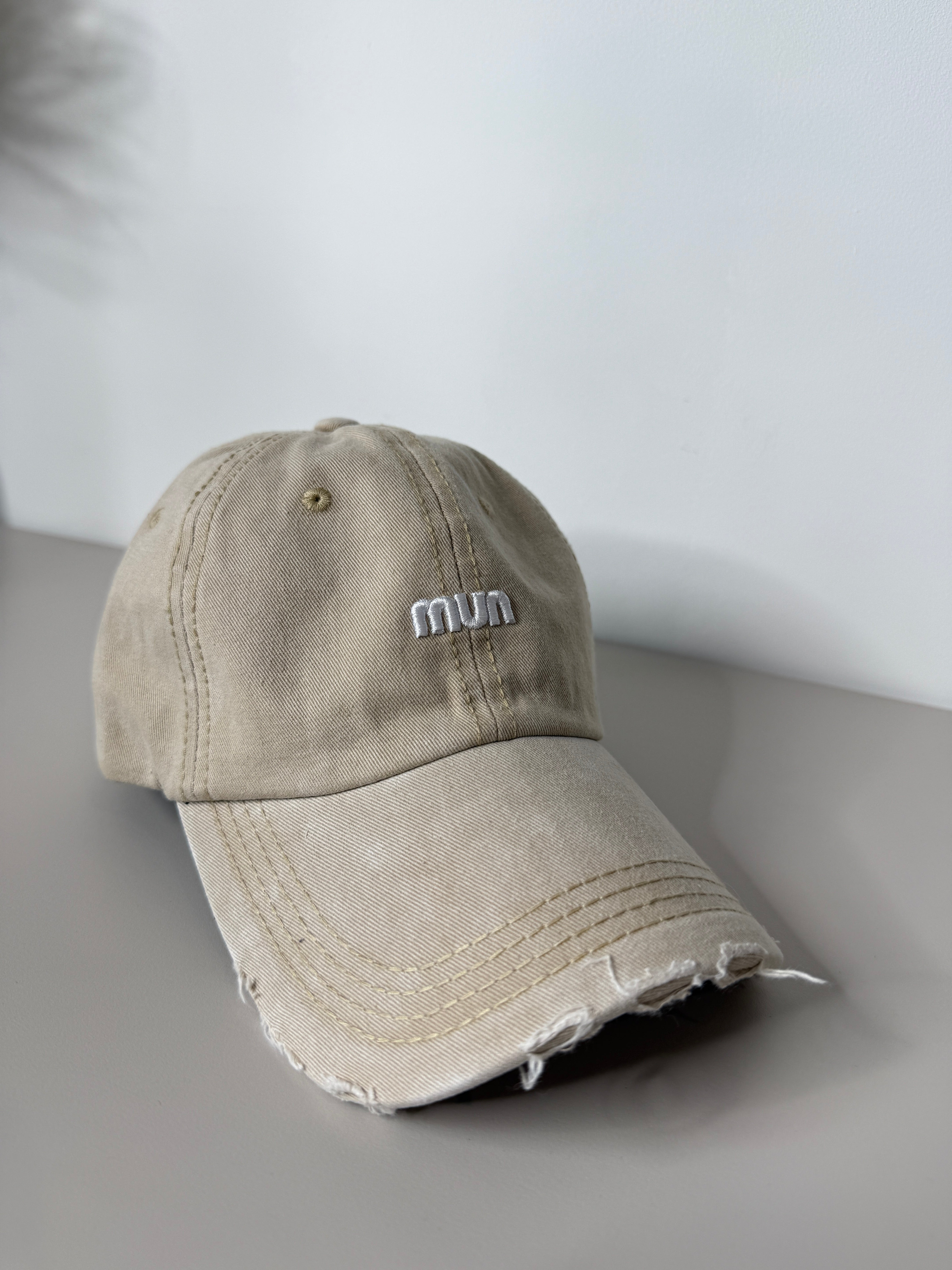Denim Mun Cap
