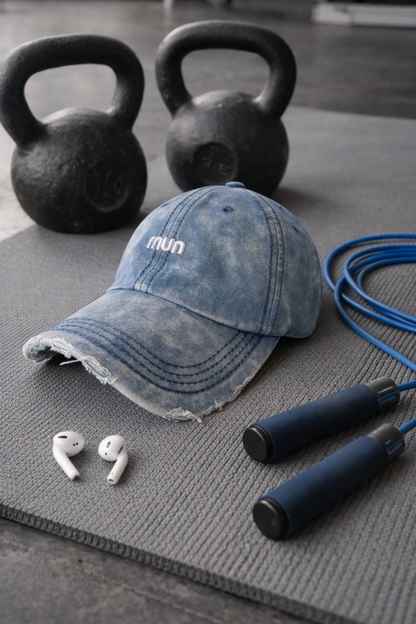 Denim Mun Cap